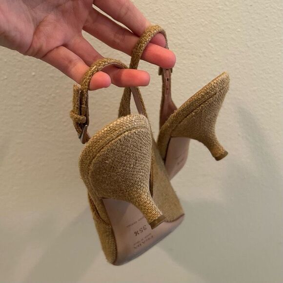 Prada Milano 35.5 Sandals/Slip on Woven with beads - Picture 4 of 13